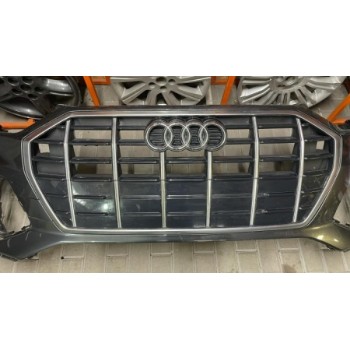 Решетка радиатора grill Audi Q5 FY в сборе 21-24 оригинал с эмблемой 80A853651AFRN4 80A-853-651-AF-RN4 купить на разборке в Киеве