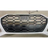 Решетка радиатора grill S-Line Audi Q5 FY в сборе 21-24 оригинал без эмблемы 80A853651AHRN4 80A-853-651-AH-RN4 купить на разборке в Киеве