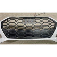 Решетка радиатора grill S-Line Audi Q5 FY в сборе 21-24 оригинал без эмблемы 80A853651AHRN4 80A-853-651-AH-RN4 купить на разборке в Киеве