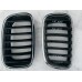 Решетка радиатора капота, ноздря капота левая BMW X6, E71, 07-13, 51137185223, 51712150245, 51712150243