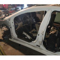Четверть передняя левая с центральной стойкой Hyundai Sonata Hybrid 10-15 YF США 645014R000 64501-4R000 купить на разборке в Киеве в Одессе доставка в другие города