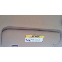 Козырек солнцезащитный правый беж без крючка Hyundai Sonata Hybrid 10-15 США 852024R021YDA 85202-4R021-YDA купить на разборке в Киеве в Виннице в Одессе доставка в другие города