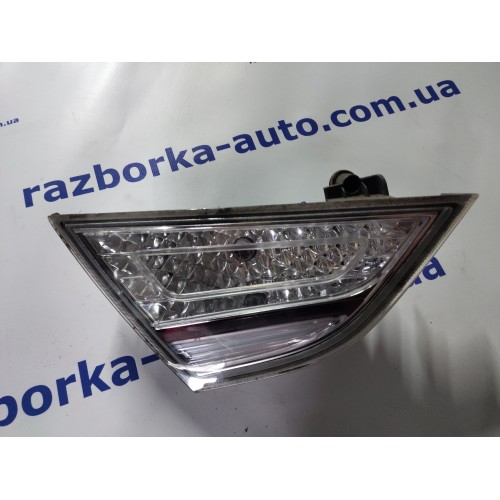 Фонарь задний левый, в крышку багажника Hyundai Sonata Hybrid 10-15 YF США, 924034R000