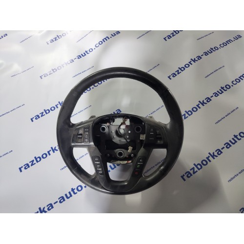 Руль кожаный, рулевое колесо, голый Kia Optima10-15 TF США, 56100-2TJS1VA