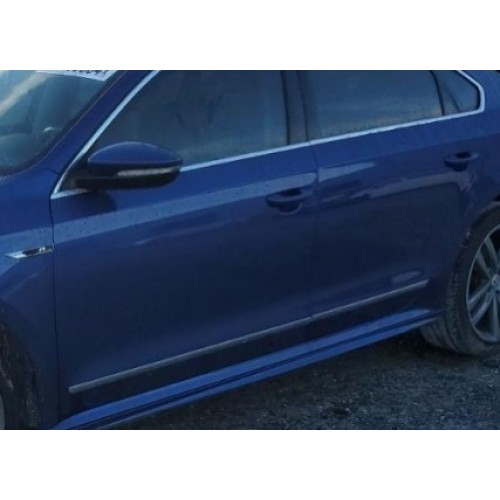 Дверь передняя левая синяя LB5K голая VW Passat b8 16-19 NMS USA 561831055G, 561-831-055-G купить на разборке в Киеве в Одессе в Виннице
