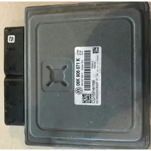 Блок управления ECU компьютер двигателя VW Jetta 14-17 USA 06K906071K, 06K-906-071-K купить на разборке в Киеве в Одессе в Виннице