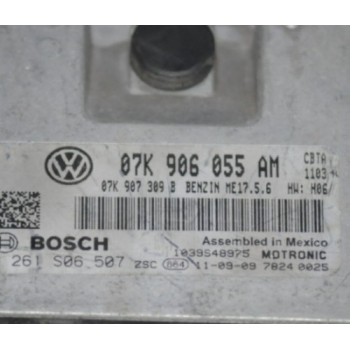 Блок управления компьютер ECU двигателя 2.5 VW Passat b7 07K906055AM 07K-906-055-AM купить на разборке в Киеве в Одессе в Виннице отправляем в другие города