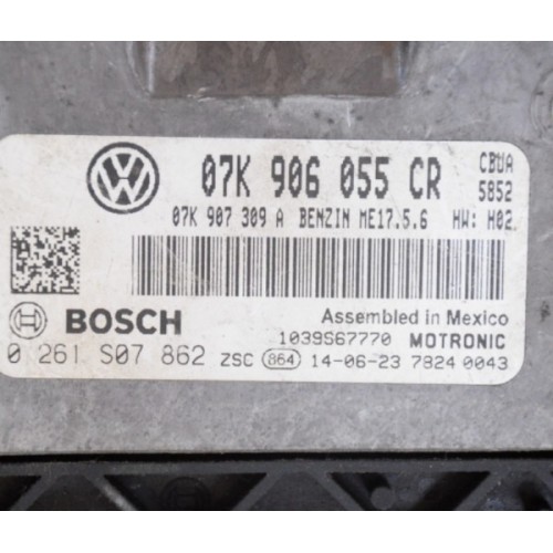 Блок управления компьютер ECU двигателя 2.5 VW Passat b7 07K906055CR, 07K-906-055-CR купить на разборке в Киеве в Одессе в Виннице