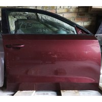 Дверь передняя правая бордовая LQ3Z голая VW Passat B7 USA 561831056G 561-831-056-G купить на разборке в Киеве в Одессе в Виннице отправляем в другие города