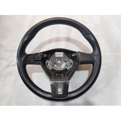 Руль кожаный (голый) VW Passat B7 11-15 USA 561419091GE74, 561-419-091-G-E74 купить на разборке в Киеве в Одессе в Виннице