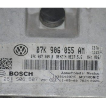 Блок управления компьютер ECU двигателя 2.5 VW Passat b7 07K906055AM 07K-906-055-AM купить на разборке в Киеве в Одессе в Виннице отправляем в другие города